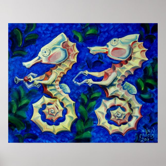 Tandem SeaHorse Poster (Framsidan)