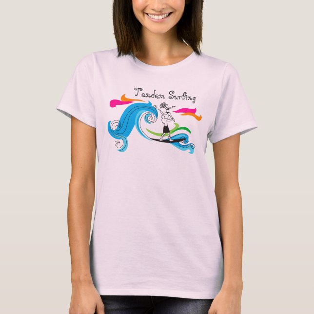 Tandem Surfing Funky Tee (Framsida)
