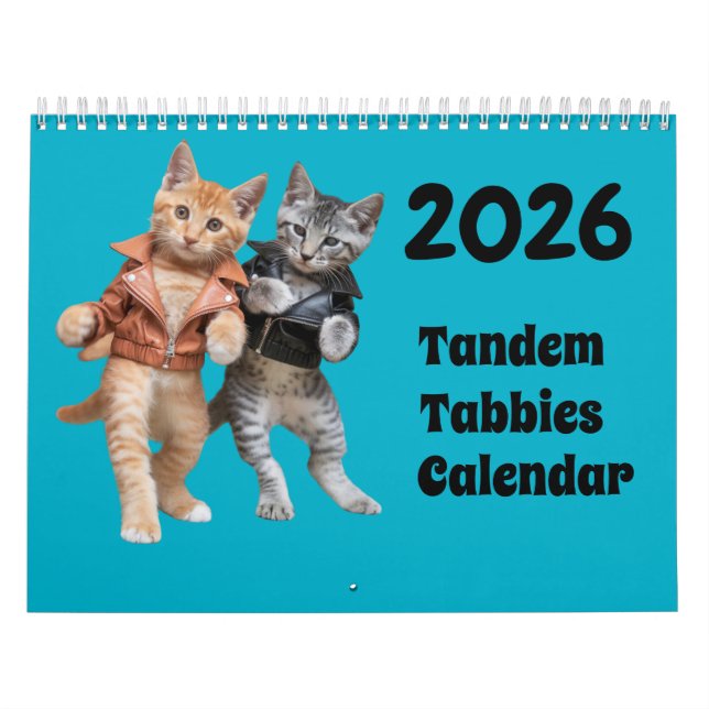 Tandem Tabbies Calendar Kalender (Omslag)