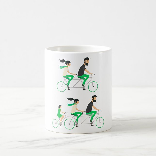 Tandema cyklister kaffemugg (Skapare uppladdad)