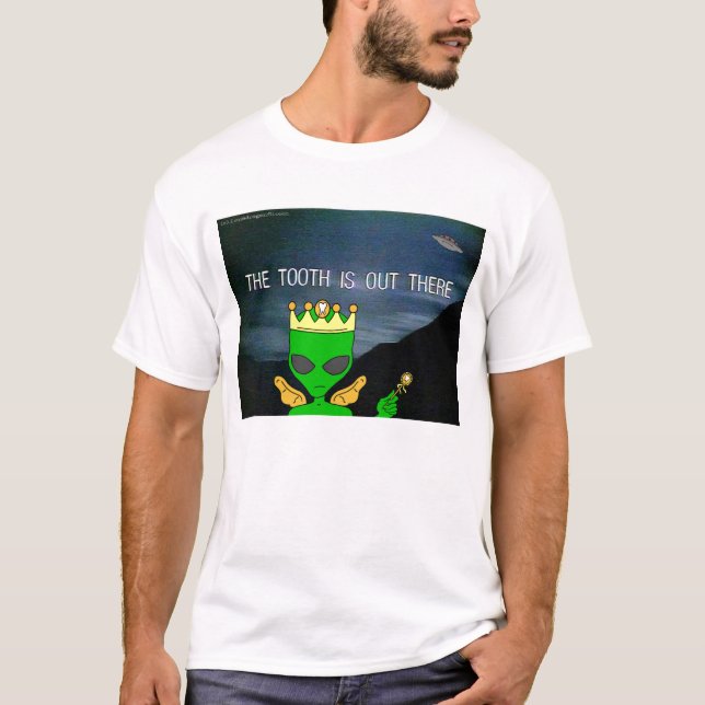 Tanden är ut där t shirt (Framsida)