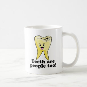 Tänder är folk för! kaffemugg