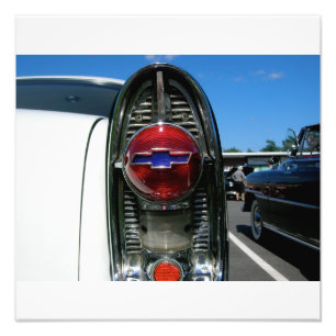 Tänder den Chevrolet Bel Air svanen 1955 Fototryck