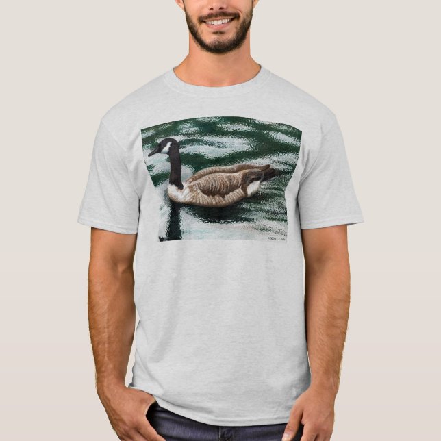 "Tänder den kanadensiska gåsen" Tee (Framsida)