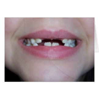 tänder hälsningskort