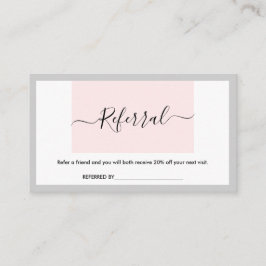 Tänder pastellfärgade rosor för modern Calligraphy Visitkort