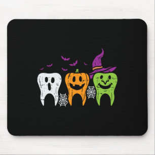 Tänder Spök Pumpa Häxa Söt Tandläkare Halloween De Musmatta