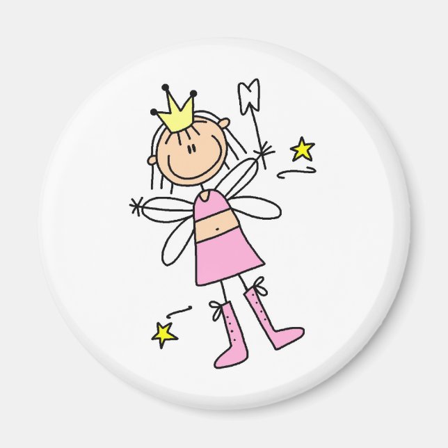 Tandfén Stick Figure Magnet (Framsidan)