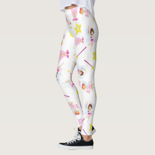 Tandféns fina magiska trollstav Vita tänder Leggings