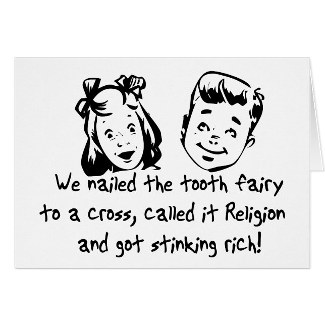 Tandfereligion Hälsningskort (Framsidan Horizontal)