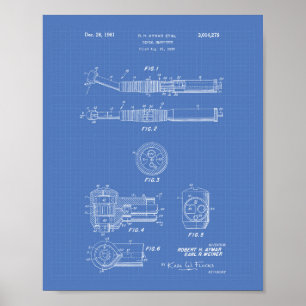 Tandhandtag 1961 Patentbild Poster