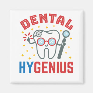 Tandhygeni Hygienist RDH Funny Apprecision Magnet