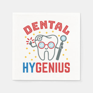 Tandhygeni Hygienist RDH Funny Apprecision Pappersservett