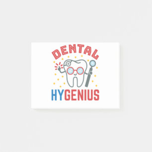 Tandhygeni Hygienist RDH Funny Apprecision Post-it Block
