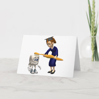 Tandhygien eller gåvor från tandläkare Studenten Kort