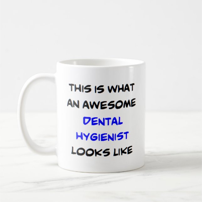 Tandhygien, fantastisk kaffemugg (Vänster)