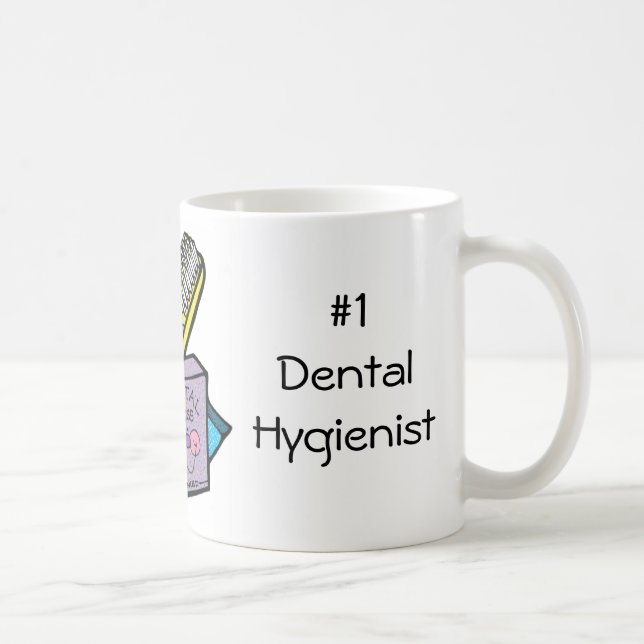 Tandhygienist #1 kaffemugg (Höger)