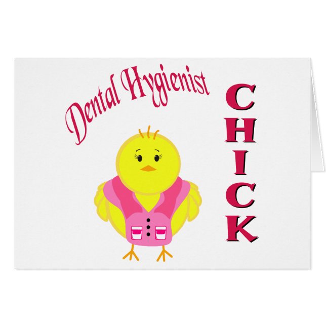 Tandhygienist Hälsningskort (Framsidan Horizontal)