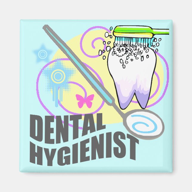 Tandhygienist Magnet (Framsidan)