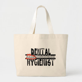 Tandhygienist med TÄNDER! Jumbo Tygkasse