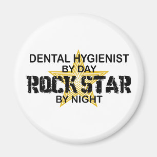 Tandhygienistrockstjärna Magnet