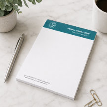 Tandklinik Tandläkare Teal Professionell Logotyp