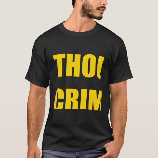 Tändkriminalitet T Shirt (Framsida)