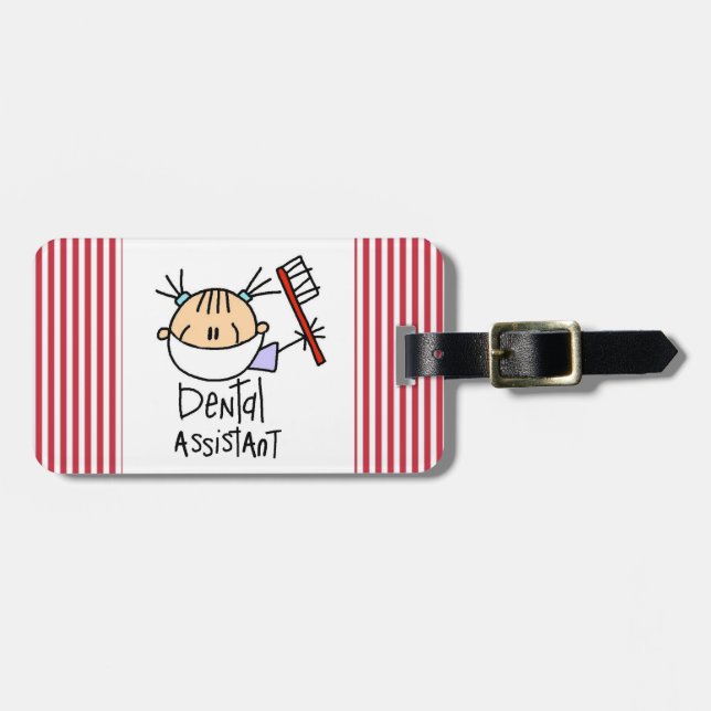 Tandläkarassistent Bagagebricka (Horisontell Framsida)