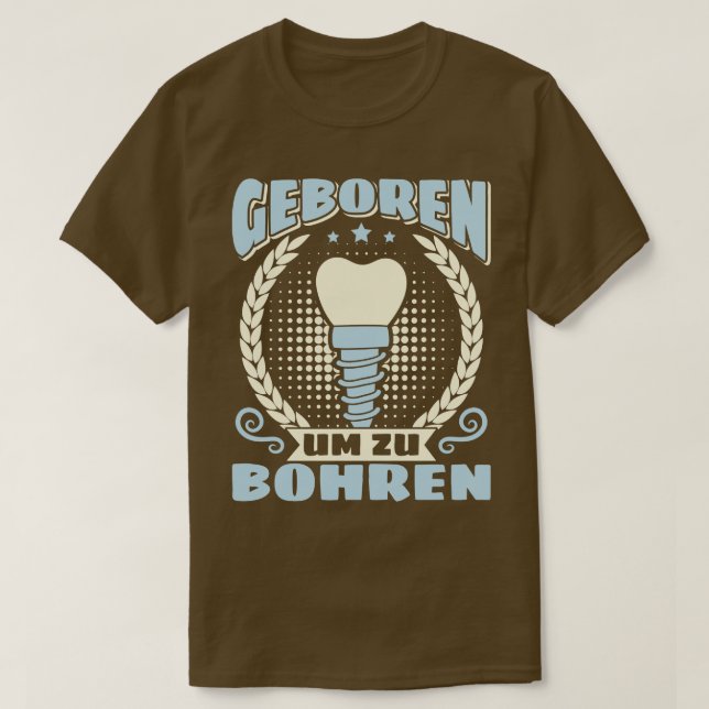 Tandläkarassistent för tandläkare t shirt (Design framsida)