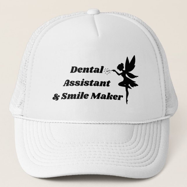 Tandläkarassistent Smile Maker Fairy Truckerhatt Keps (Framsida)