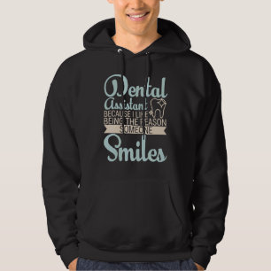 Tandläkarassistenten vid Tandvård medicinska tekni Hoodie