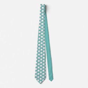 Tandläkarband med Tand Mönster Slips