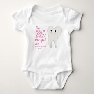 Tandläkare eller tandläkare Ny mamma Baby One-Biet T Shirt