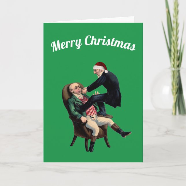 Tandläkare God Jul Kort (Framsida)