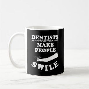 Tandläkare gör folk till sjömil Dentist Funny Qu Kaffemugg