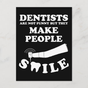 Tandläkare gör folk till sjömil Dentist Funny Qu Vykort