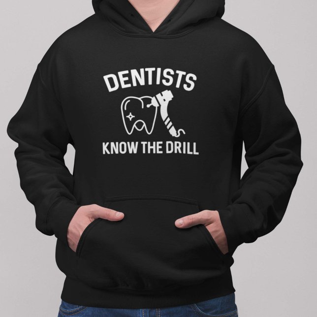 Tandläkare känner till detaljerna sweatshirt (Skapare uppladdad)