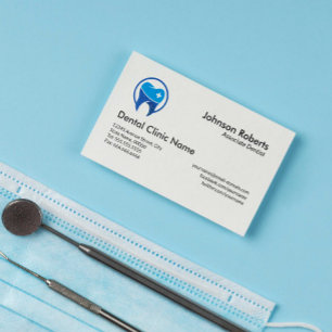Tandläkare med vanlig Professionell doktor Visitkort
