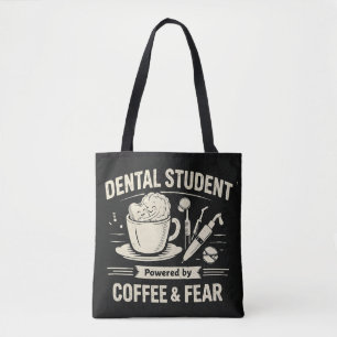 Tandläkare/tandhygienist tygpåse bag Tote dental h