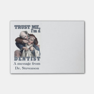 TANDLÄKAREhumoranpassningsbar som Posta-Det Post-it Block