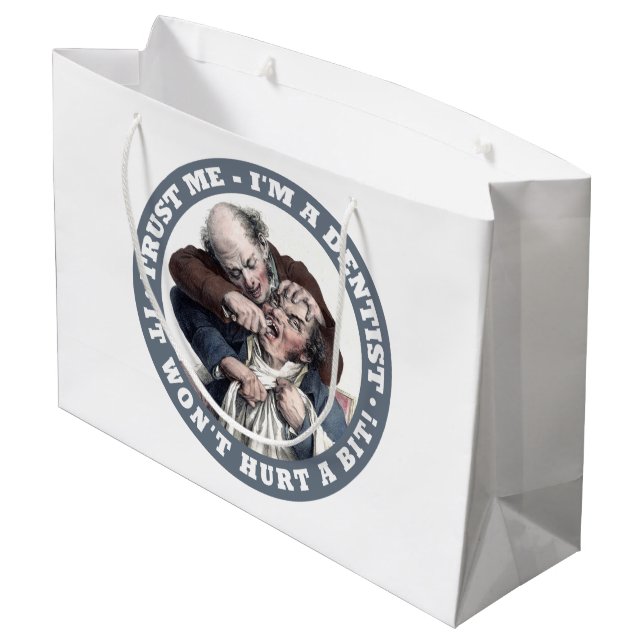 TANDLÄKAREhumorgåvan hänger lös (Baksidan Vinklad)