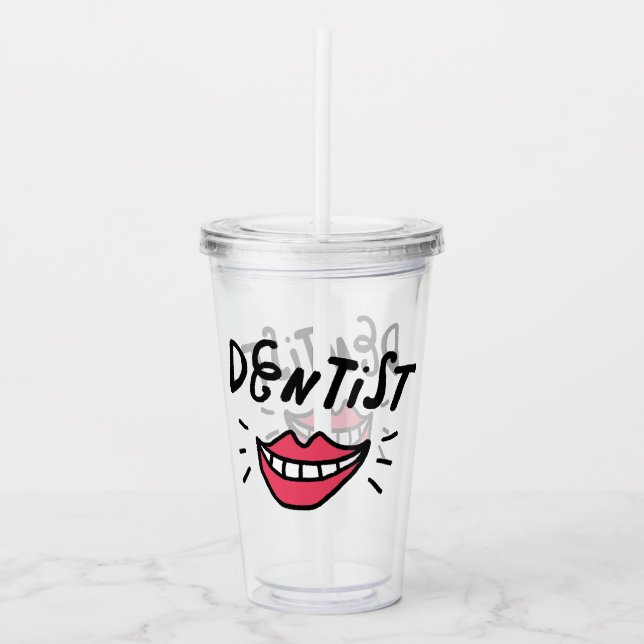 Tandläkareleende Take Away Mugg (Framsida)