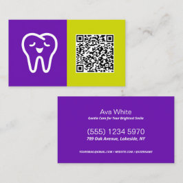 Tandläkarens Anpassningsbar QR Visitkort