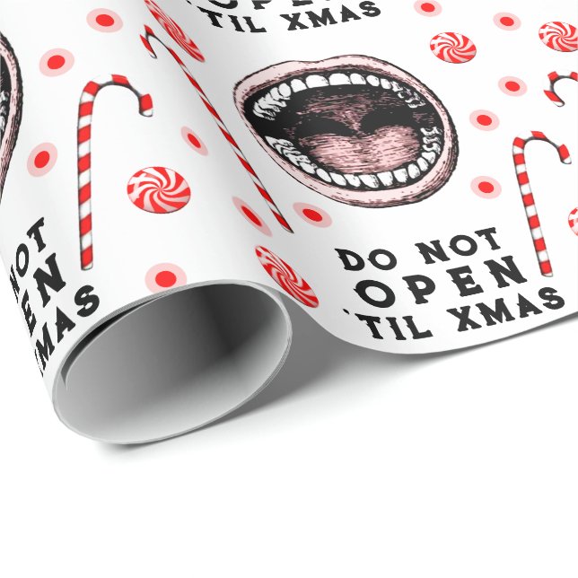 Tandläkarens julpresent presentpapper (Rullad Hörn)