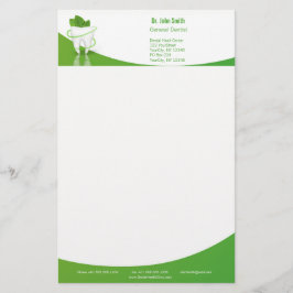 Tandläkarens mintbladstand - presentkort brevpapper