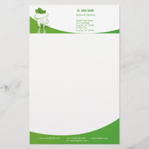 Tandläkarens mintbladstand - presentkort brevpapper
