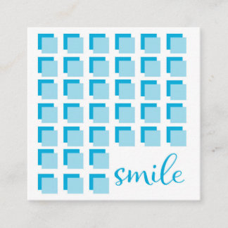 Tandläkareremisskortet kvadrerar fyrkantigt visitkort