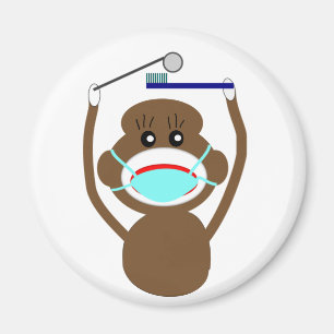 Tandläkaresock monkeyskjortor och magnet