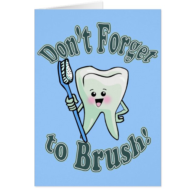 Tandläkaretandhygienist Hälsningskort (Framsidan)