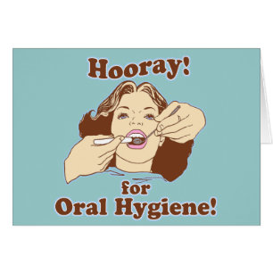 Tandläkaretandhygienist Hälsningskort
